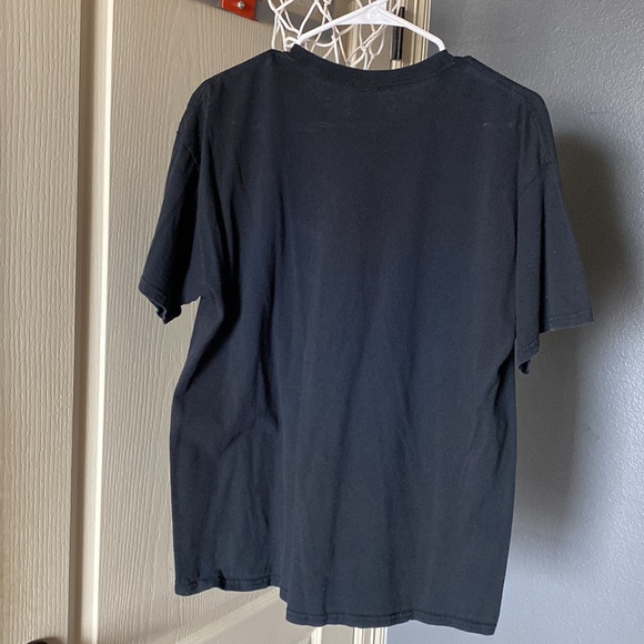 Wu Tang Clan Stencil Dripping Splatter Classic Logo Black T Shirt - Picture 4 of 4